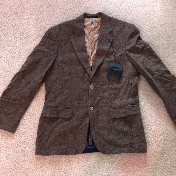 NWT Tasso Elba Mens Sport Coat - Brown - Picture 1 of 4